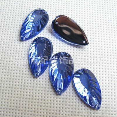 diy婚紗鞋帽材料包包批發(fā)手縫鉆臺(tái)灣亞克力鉆/10*14水滴形輔料